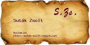 Suták Zsolt névjegykártya